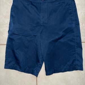 Boys Under Armour Blue Flat Front Shorts